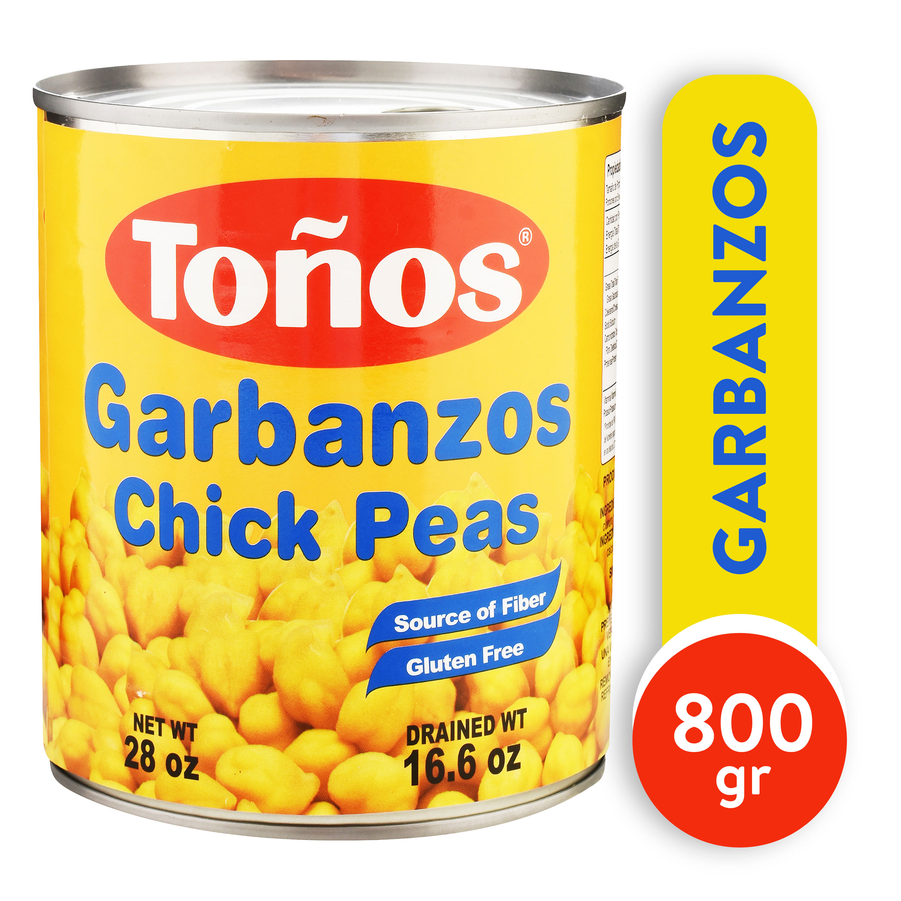 Garbanzos Toños enlatados - 800 g