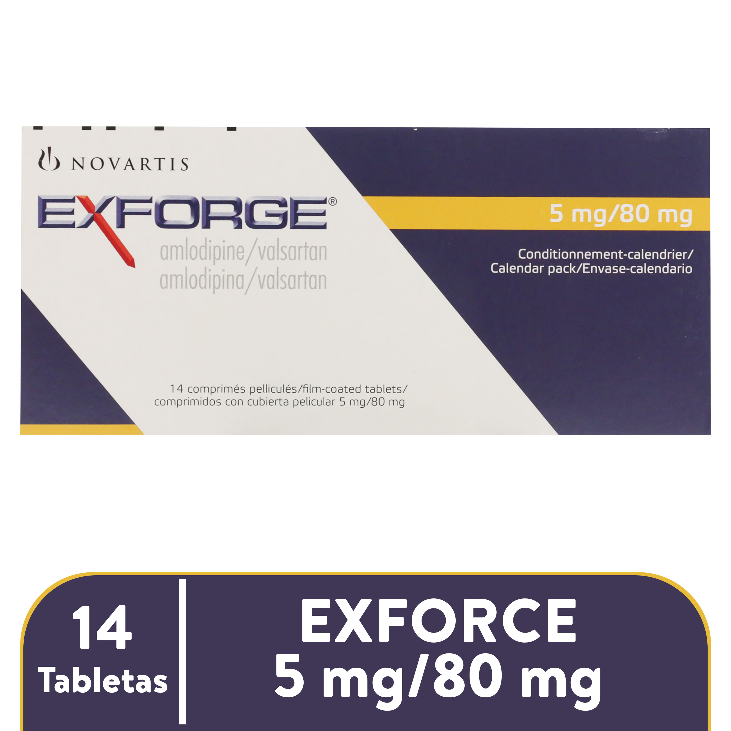 Exforge 5mg/80mg