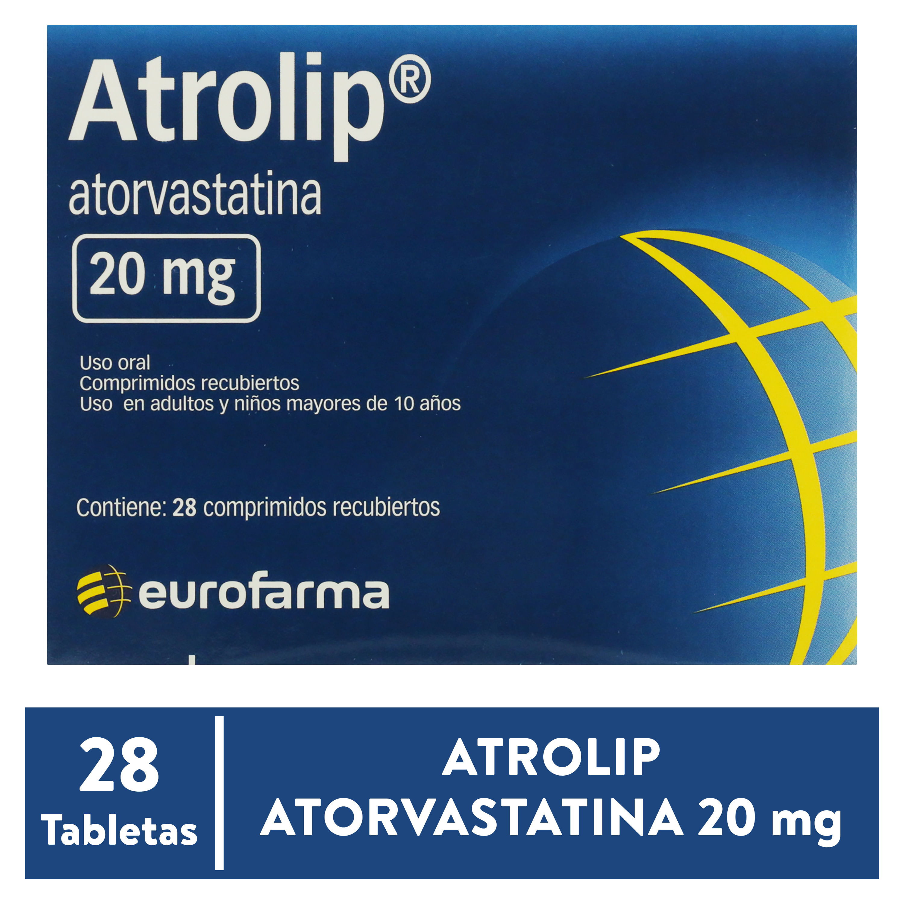 Atrolip atorvastatina 20 mg