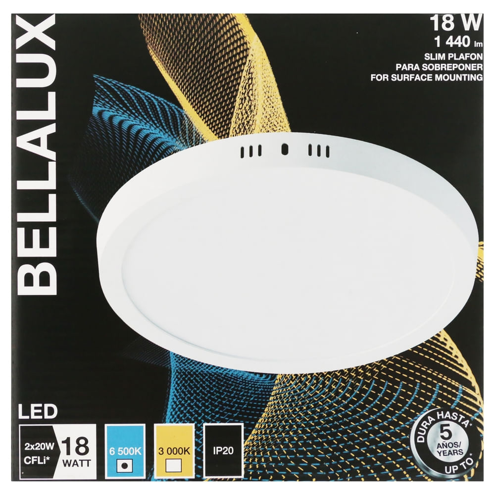 Foco Bellalux Led Sobreponer 18w Blanca