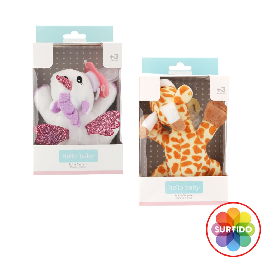 Peluche Con Chupeta Bebe Hello Baby