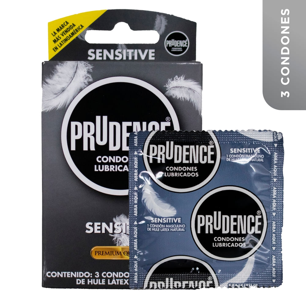 Preservativos Prudence sensitivo caja 3 Uds