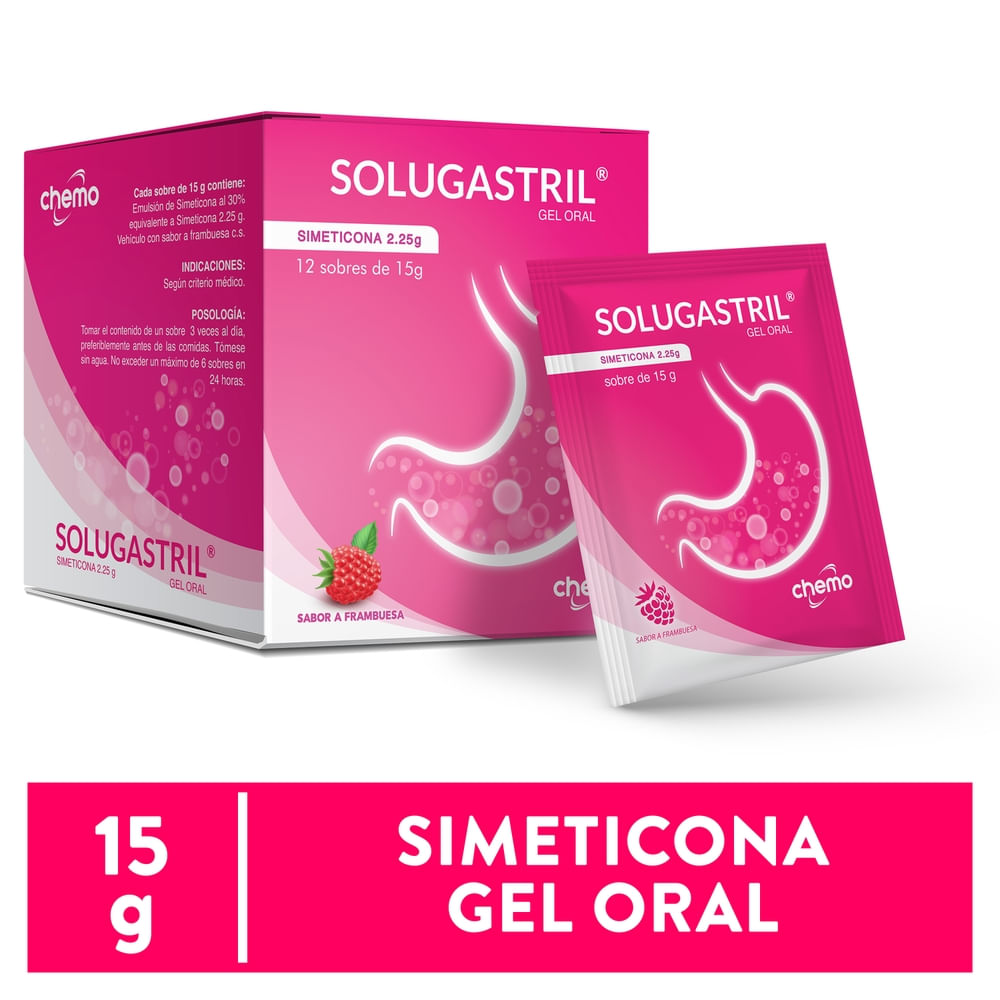 Gel oral Chemo solugastril (precio por unidad)