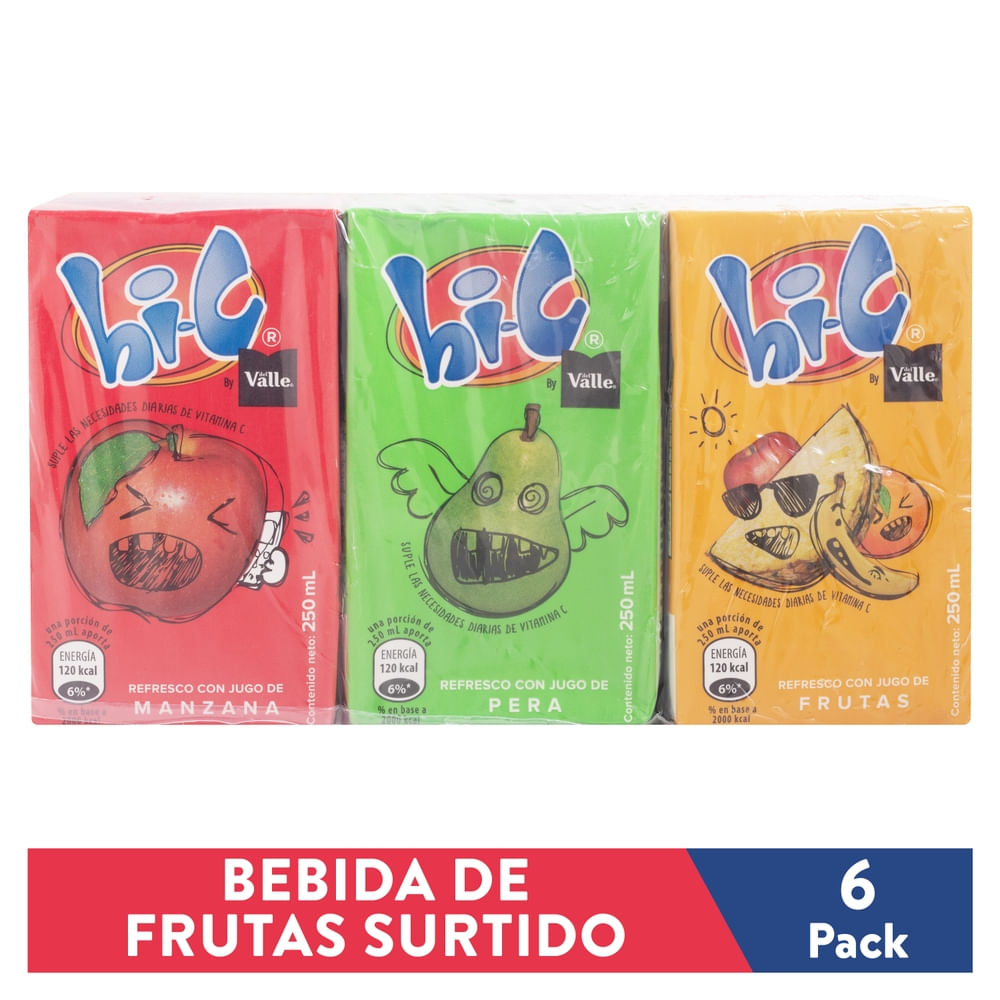 Refresco Hi C sabor surtido 6 Pack - 1500 ml