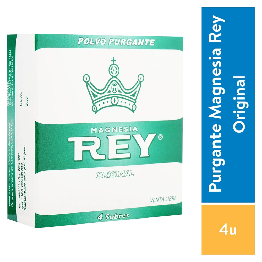 Magnesia Rey Original 4 Ud - 20 g