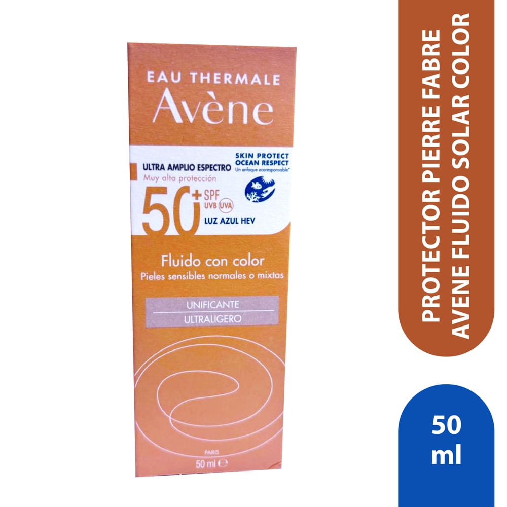 Protector Pierre Fabre Avene Fluido Solar Color - 50 ml