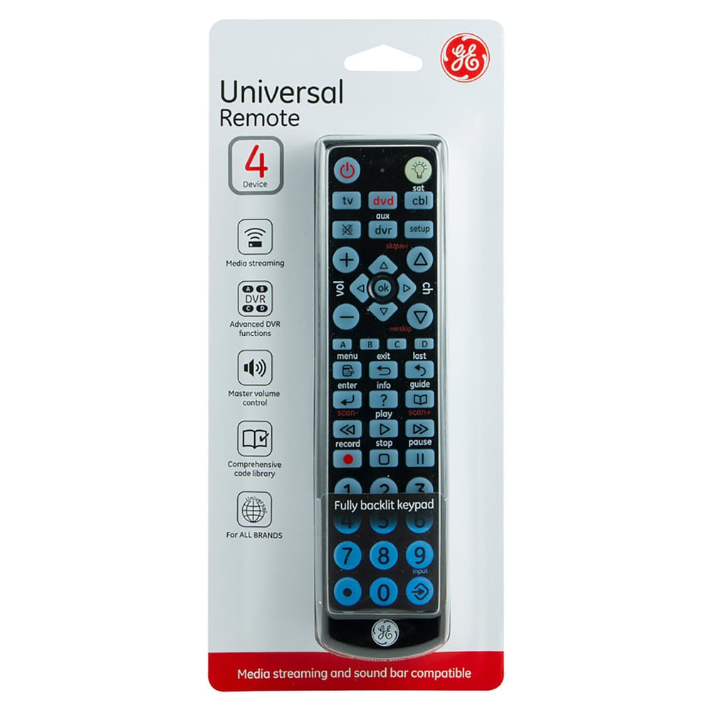 Control Remoto Ge 4 Dispositivos 34455