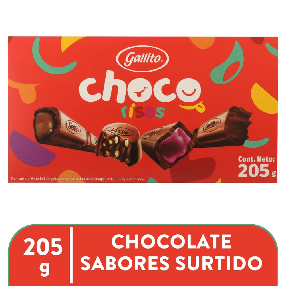 Chocolates Gallito caja surtida - 205 g