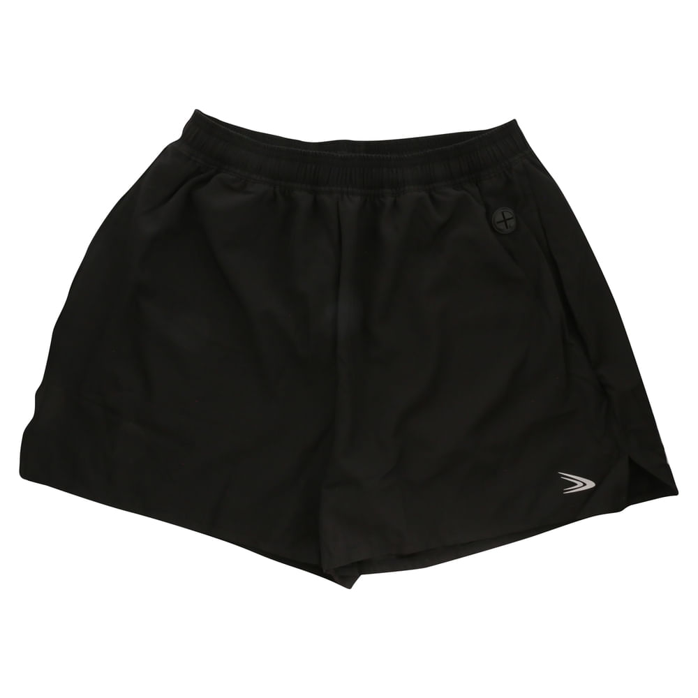 Short Jugados running básico para hombre negro - Talla M