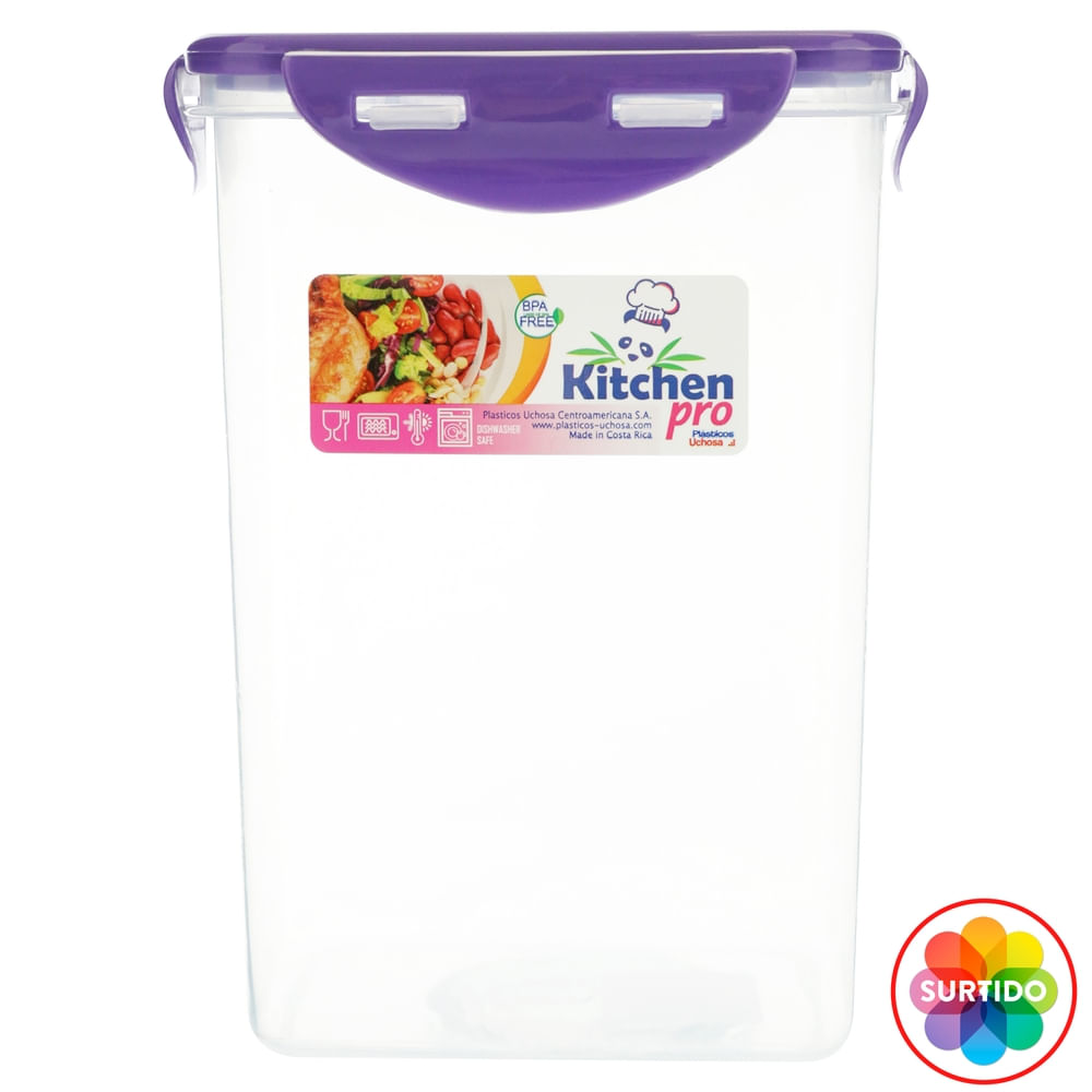 Recipiente Kitchen Pro colores surtidos - 1500 ml