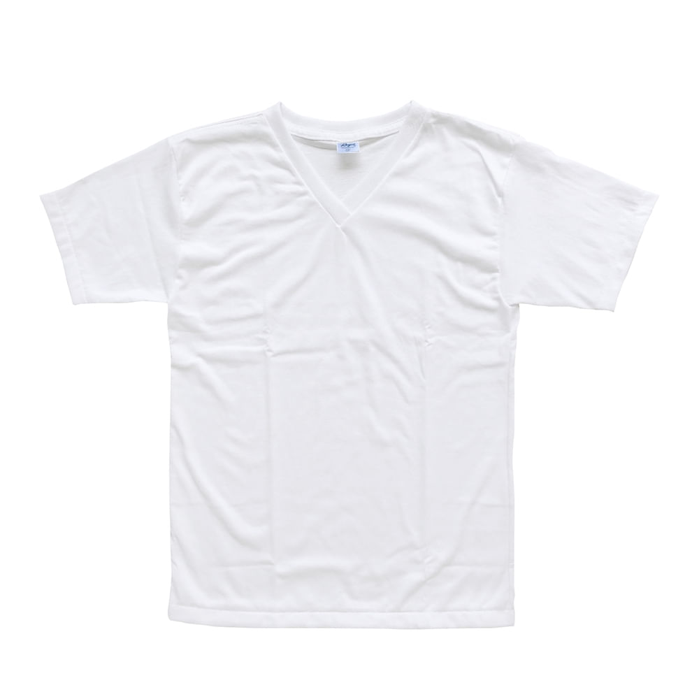 Tshirt Reyco Niño Cuello V, Color Blanca -Talla 14