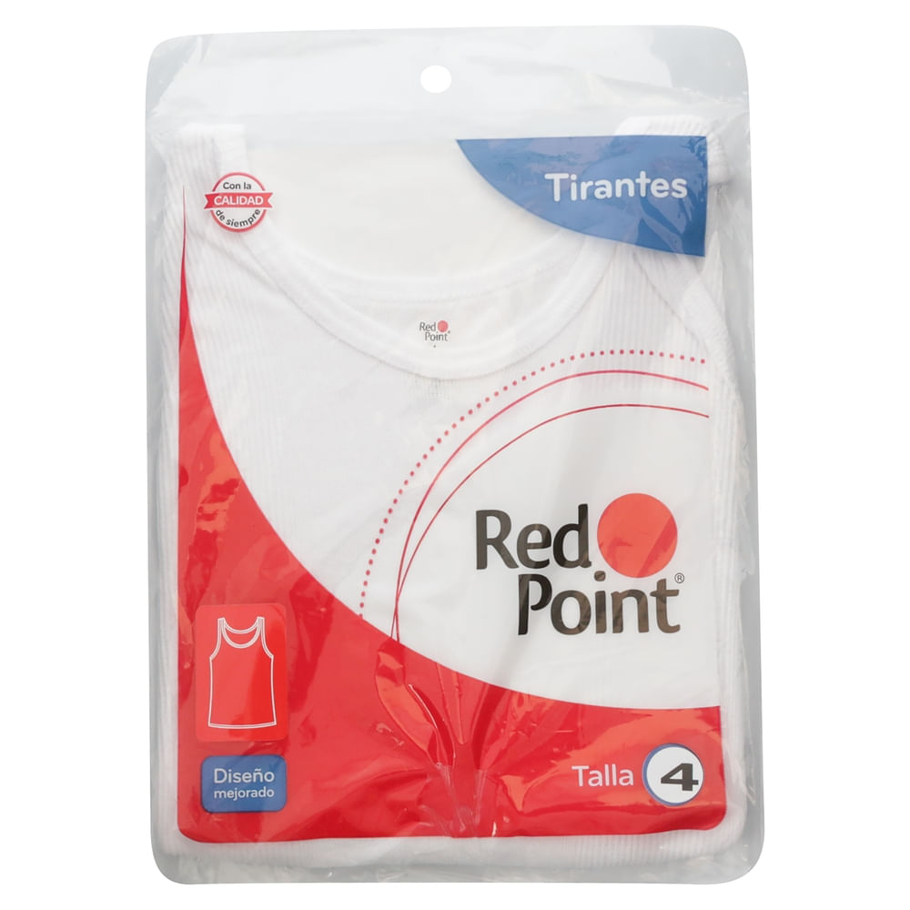 Camiset Nino Tir Red Point Blanco T 4