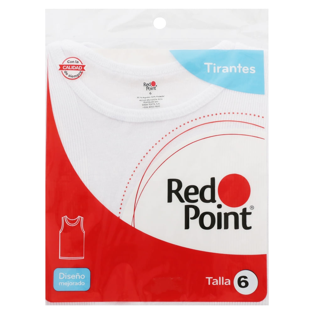 Camiset Nino Tir Red Point Blanco T 6