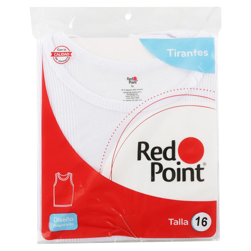 Camiset Nino Tir Red Point Blanco T 16