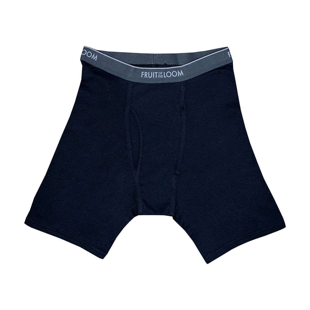 Boxer Fruit Of The Loom Color Gris Negro Talla L