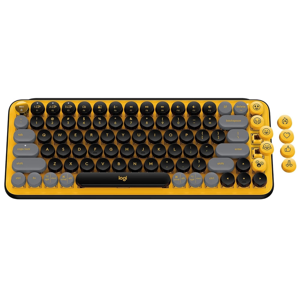 Teclado Logitech Personalizable Amarillo