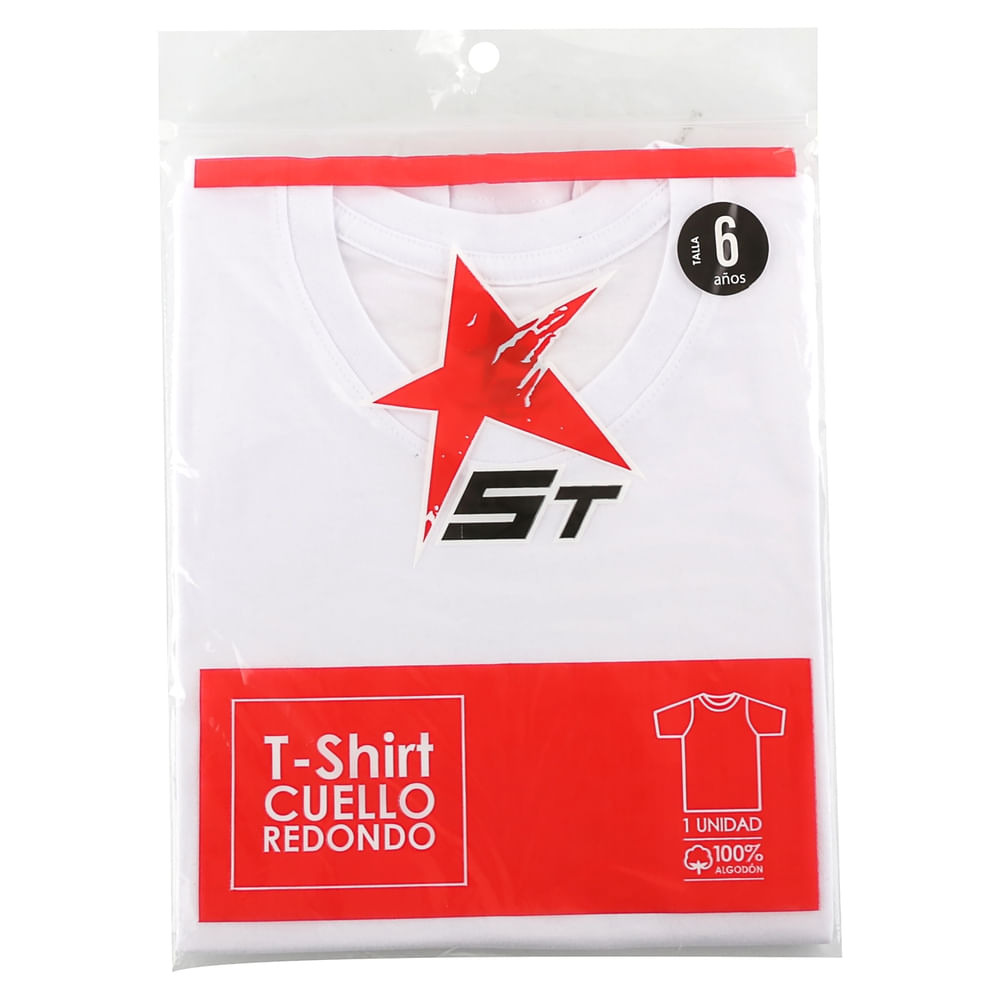 T-shirt ST blanca - Talla 6 años