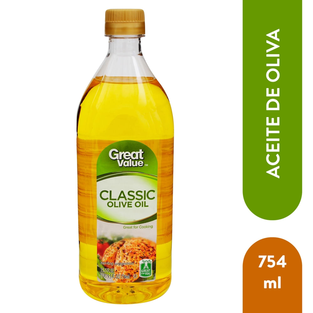 Aceite De Oliva Great Value Clásico - 754 ml
