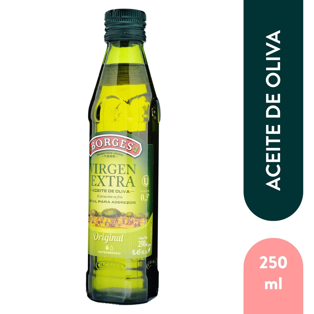 Aceite Borges Oliva Extra Virgen Botella - 250 ml