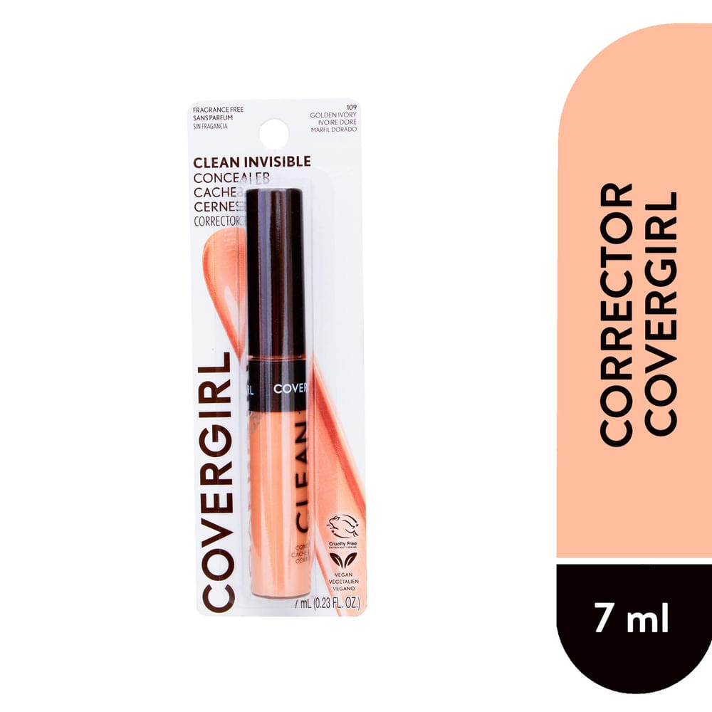 Corrector Covergirl tono clean invisible tono 109 golden ivory - 7 ml