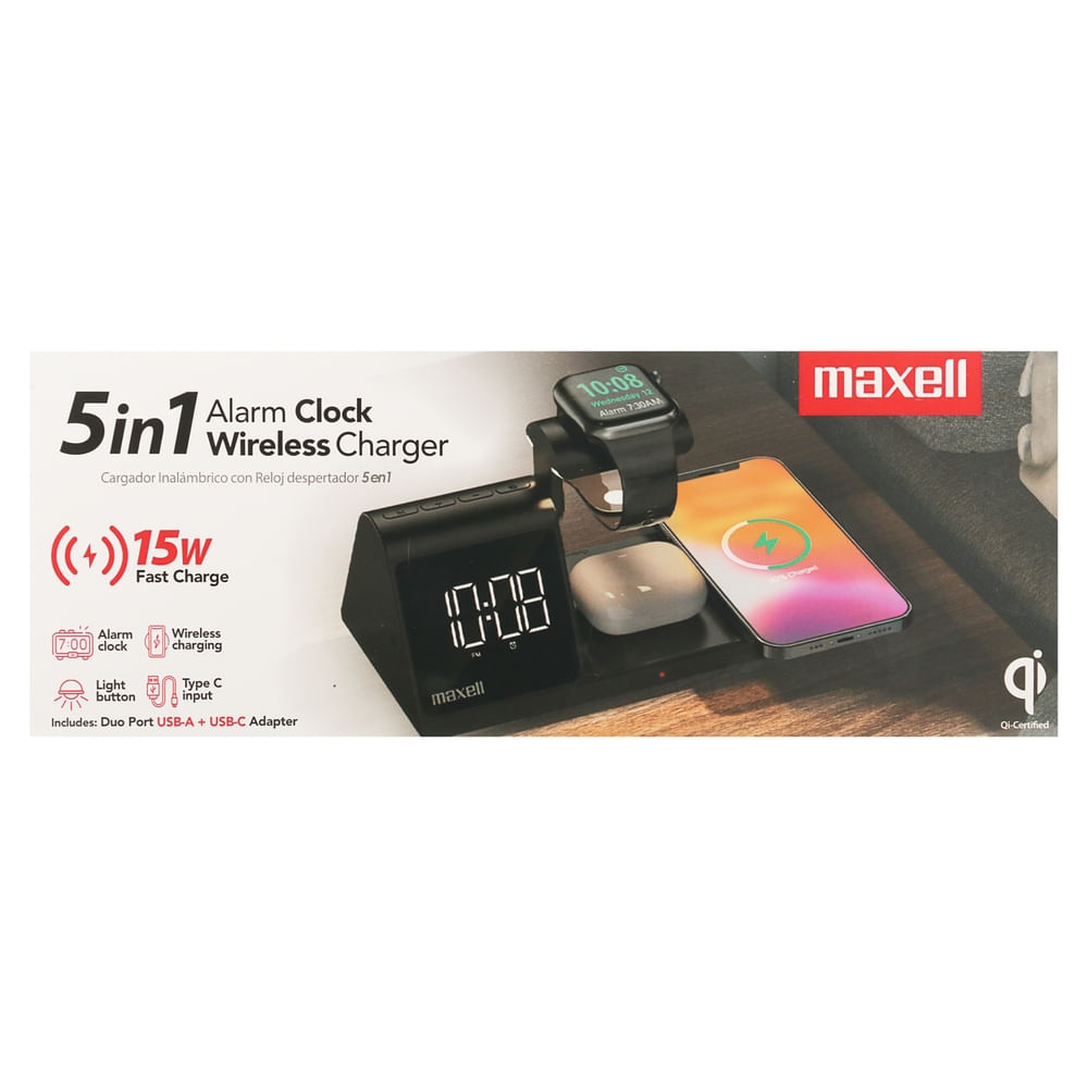 Alarma Maxell 5 en 1 color negro