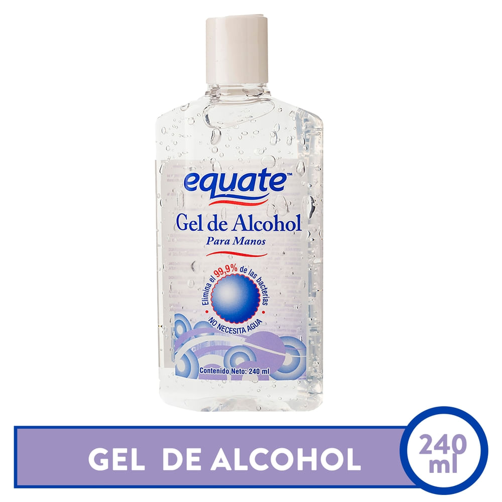 Alcohol Gel Equate para manos - 240 ml