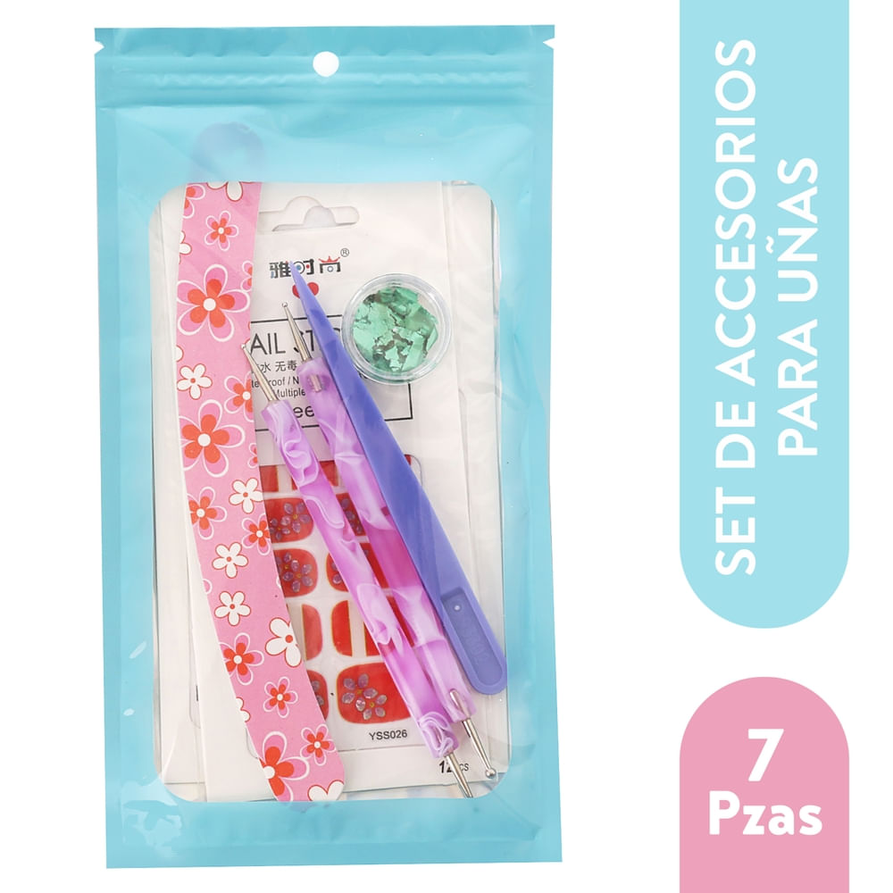 Accesorios Mito Estilos para uñas - 7 Pzas