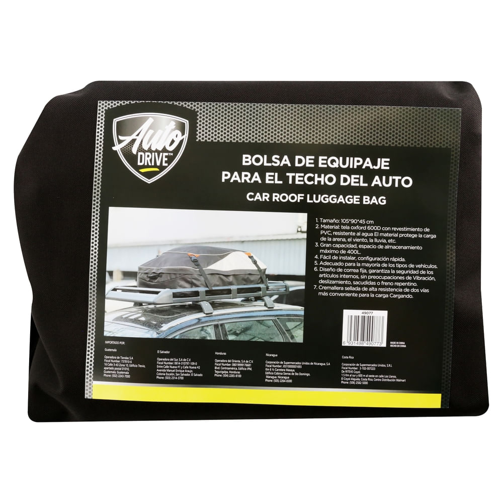 Bolsa De Techo Impermeable Para Coche