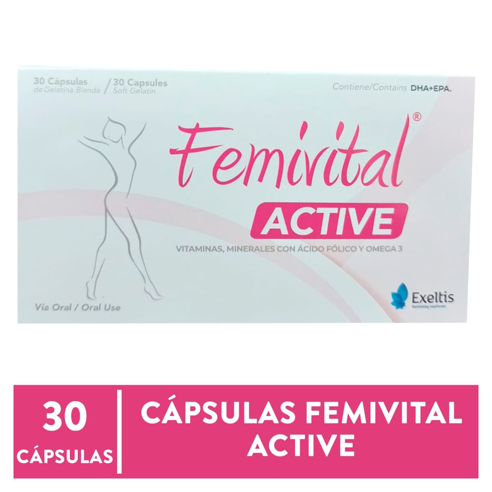 Femivital Active X 30 Caps 159 Ea