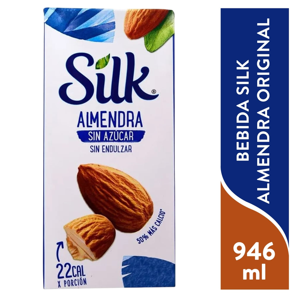 Bebida vegetal Silk almendra original -946 ml