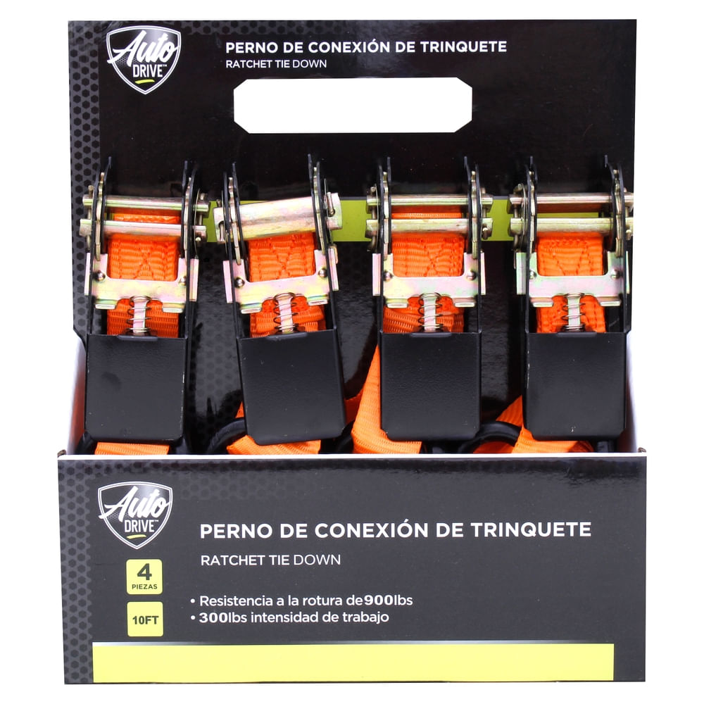 Correa Para Amarre Auto Drive 4pcs