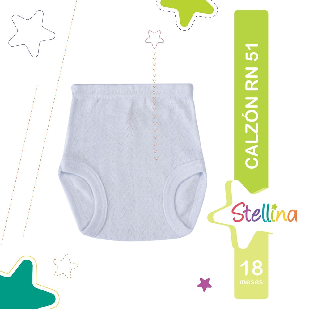 Calzon Stellina Bebe T 18 Rn 51