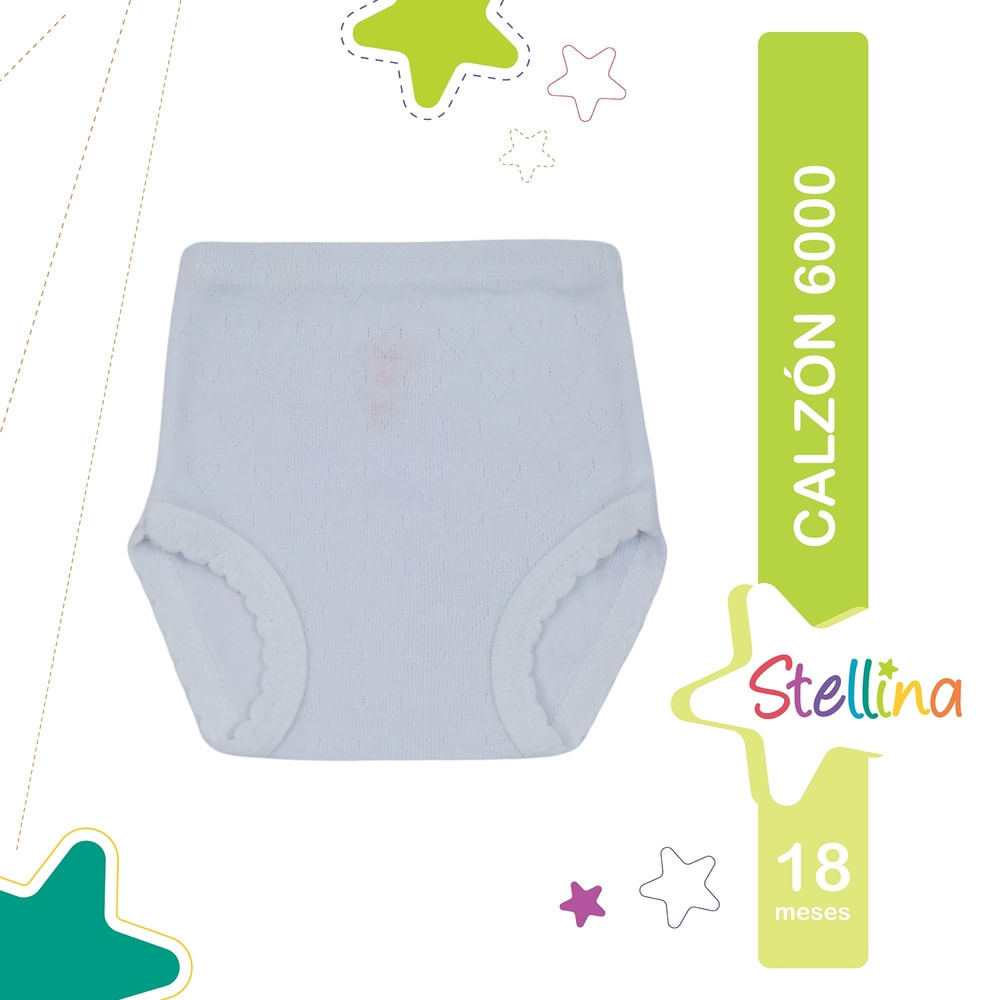 Calzon Stellina Bebe 6000 T 18M Blc