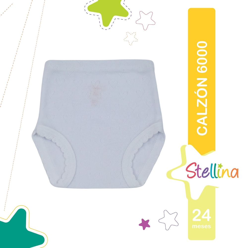 Calzon Stellina Bebe 6000 T 24M Blc