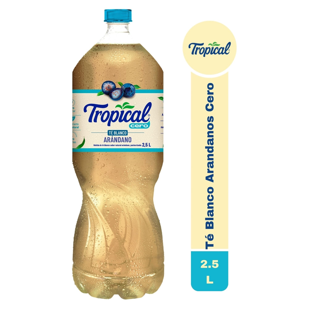 Refresco Tropical té blanco cero - 2.5 L