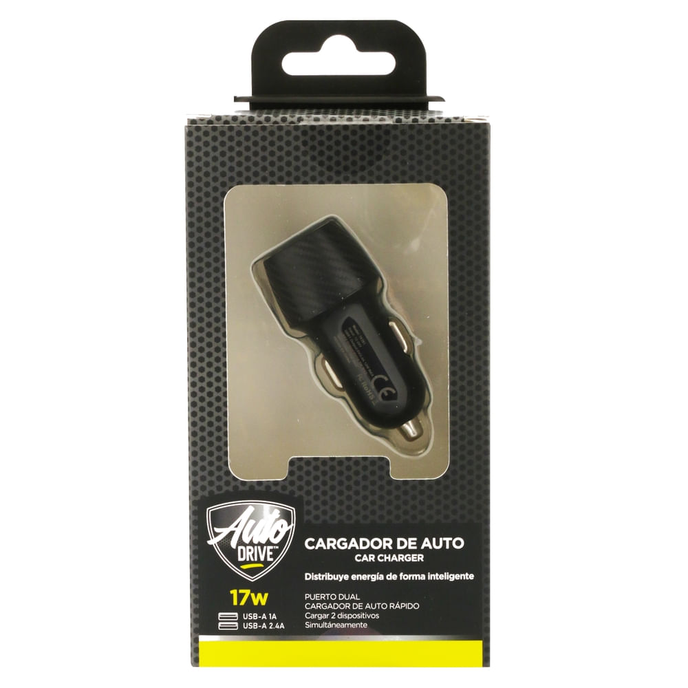 Cargador Auto Dc 12 24v 2 Puertos Usb Ad