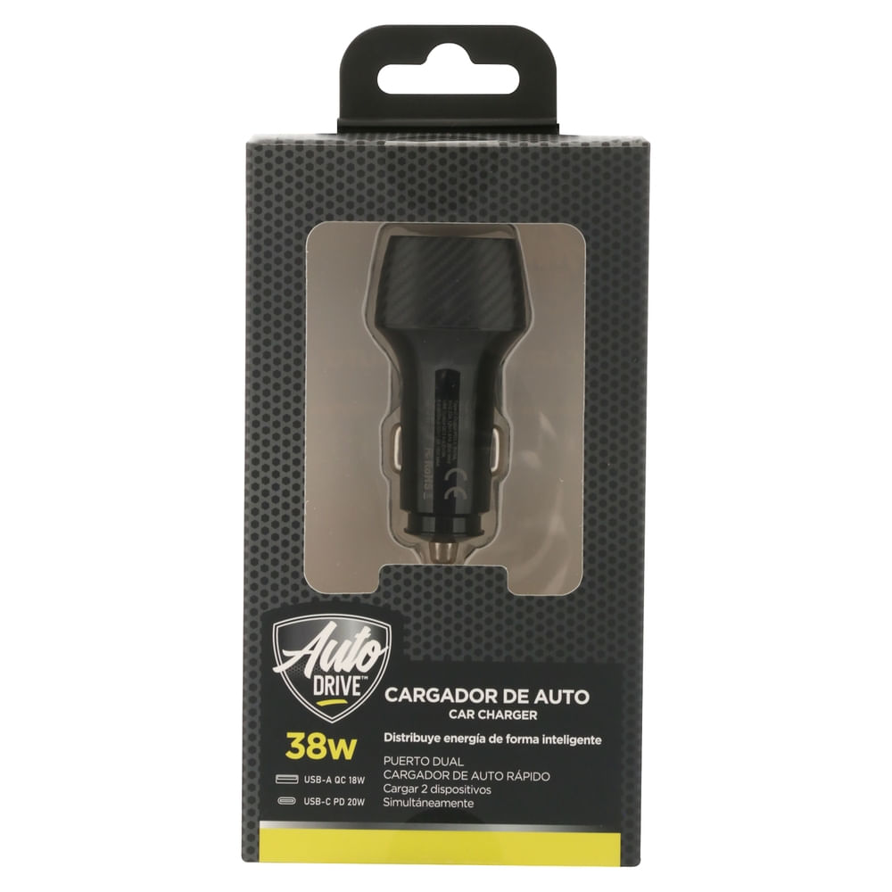 Cargador Para Auto Max 38w