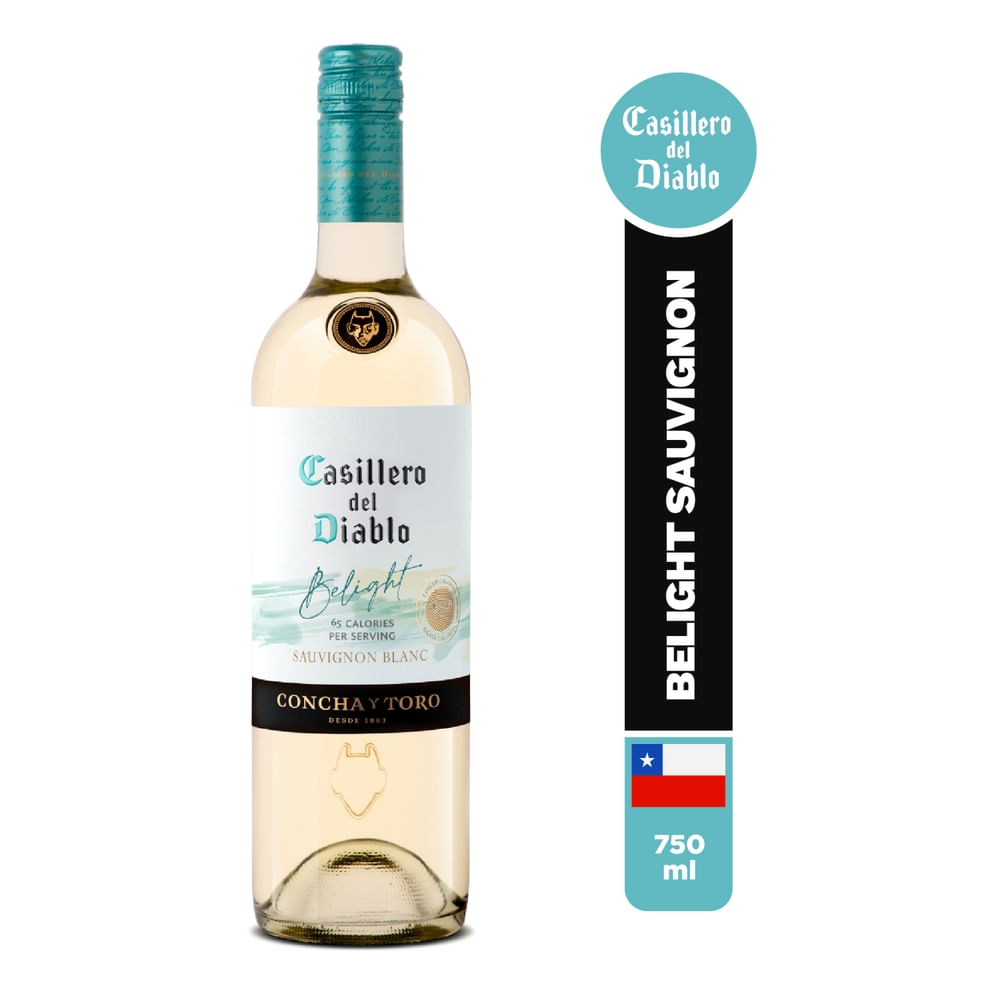 Vino blanco Casillero del Diablo belight - 750 ml