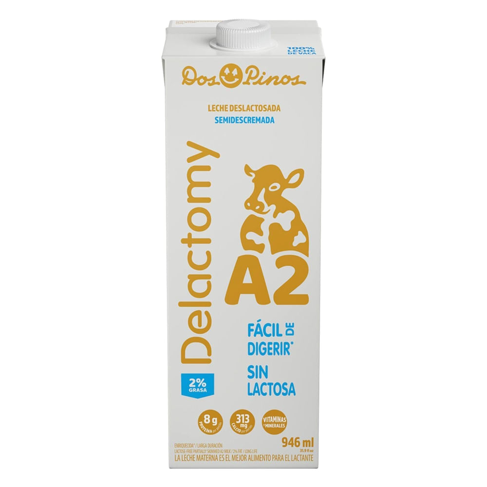 Leche Dos Pinos delactomy a2 UHT fácil de digerir - 1 L
