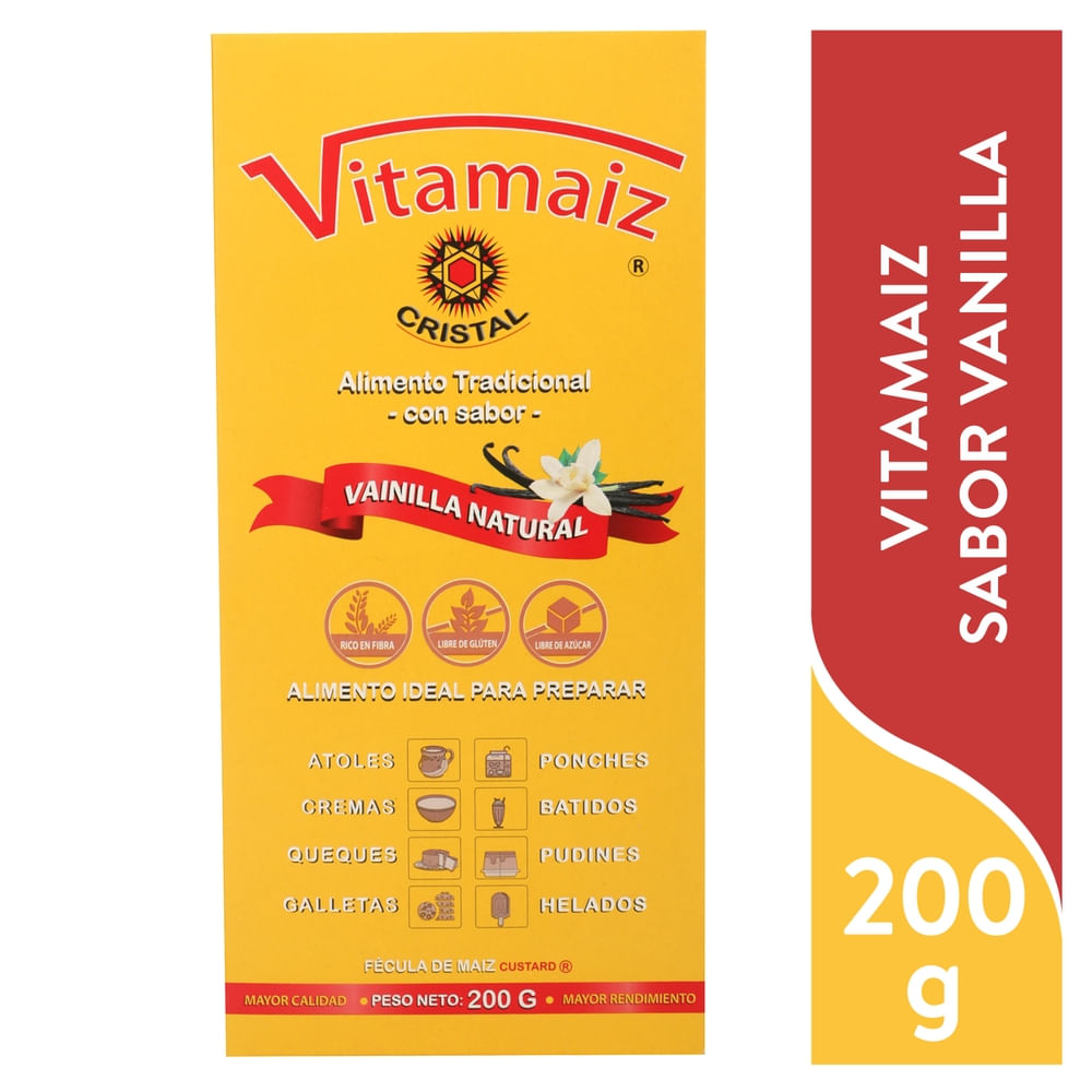Vitamaiz Cristal Sabor Vanilla - 200 g
