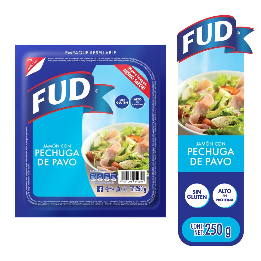 Jamón Fud Pechuga de pavo - 250 g