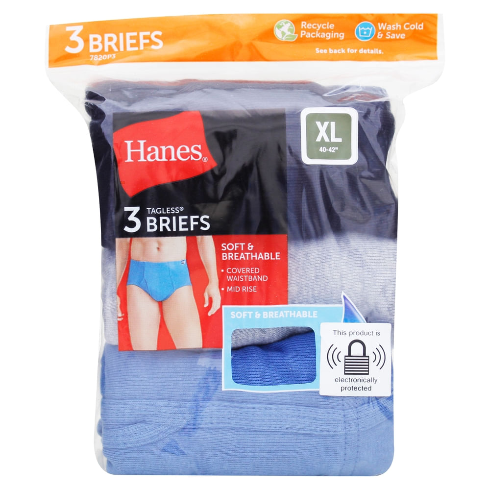 P3 Calzoncillo Hanes Elastico Cubiert S