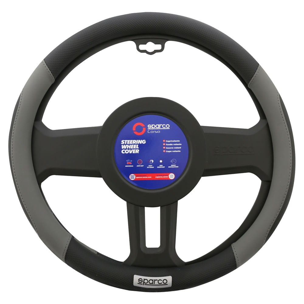Forro de volante Sparco color gris