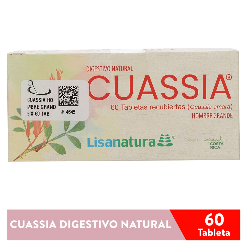 Cuassia Lisan caja 60 tabletas