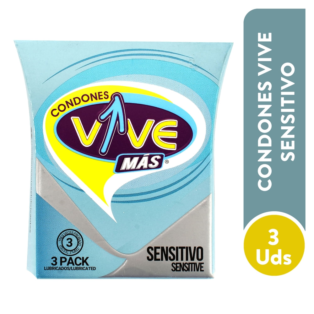 Preservativo Vive sensitivo caja 3 Uds