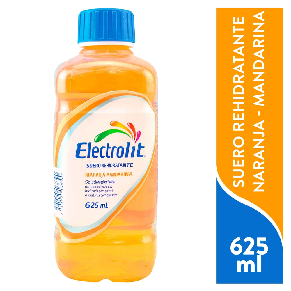 Suero Electrolit hidratante sabor naranja mandarina - 625 ml