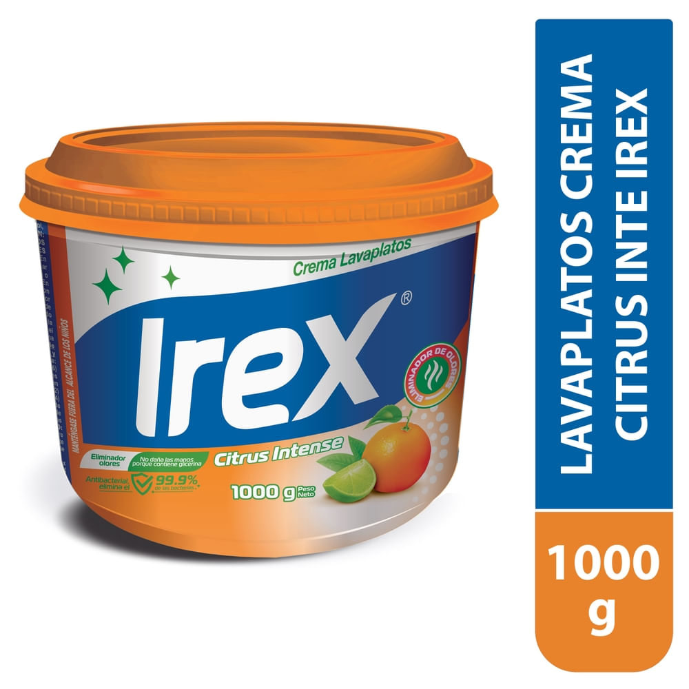 Lavaplatos Irex crema citrus integral – 1000 g
