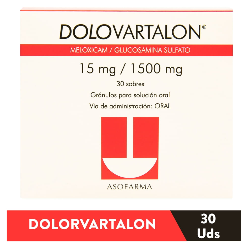 Antiinflamatorio Dolovartalon caja 30 sobres (precio por sobre)