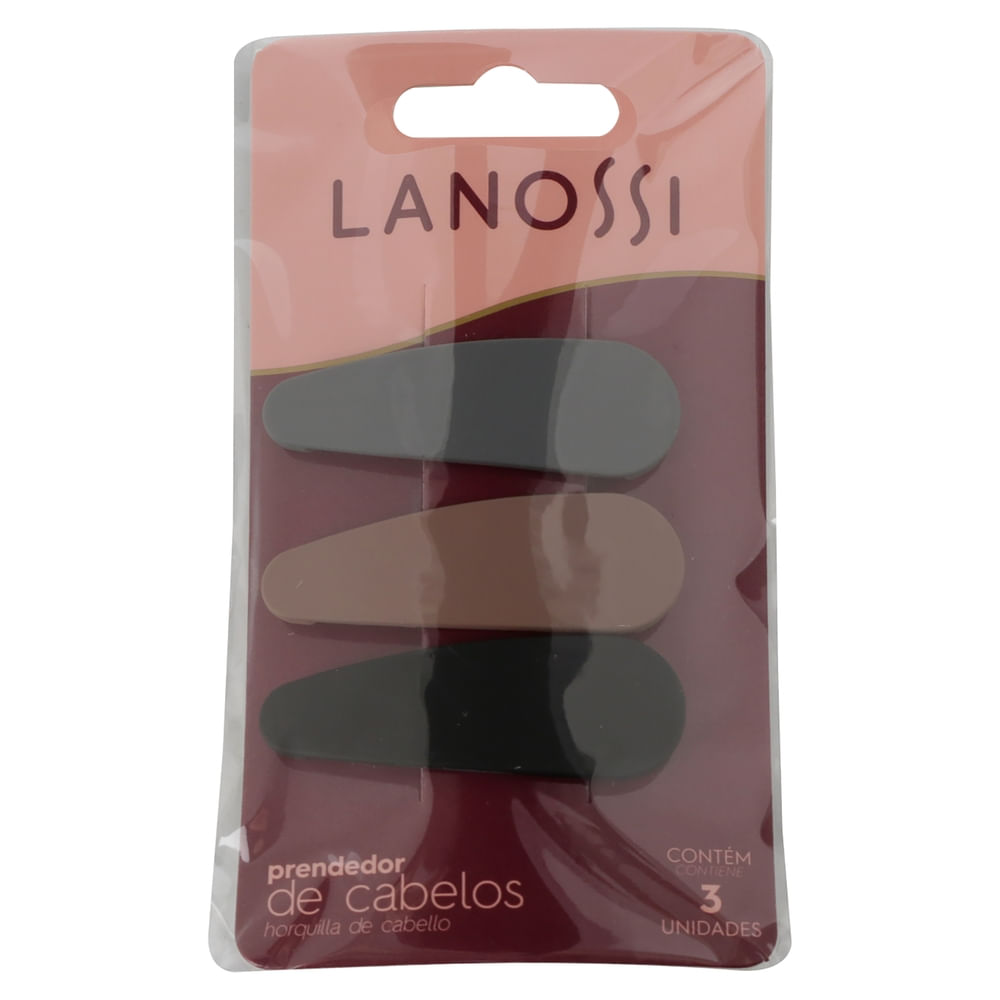 Prensa Tic Tac Lanossi Stilus para cabello – 3 Pzas