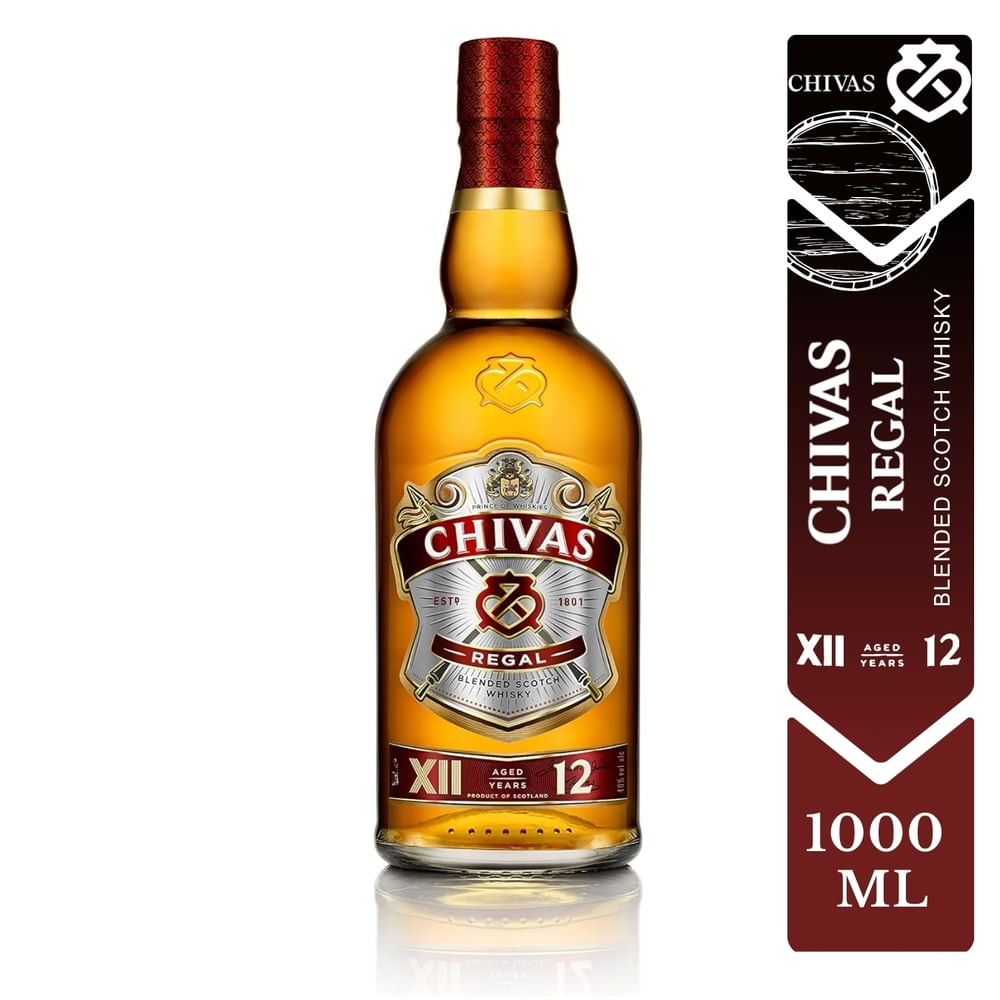 Whisky Chivas Regal 12 años - 1000 ml
